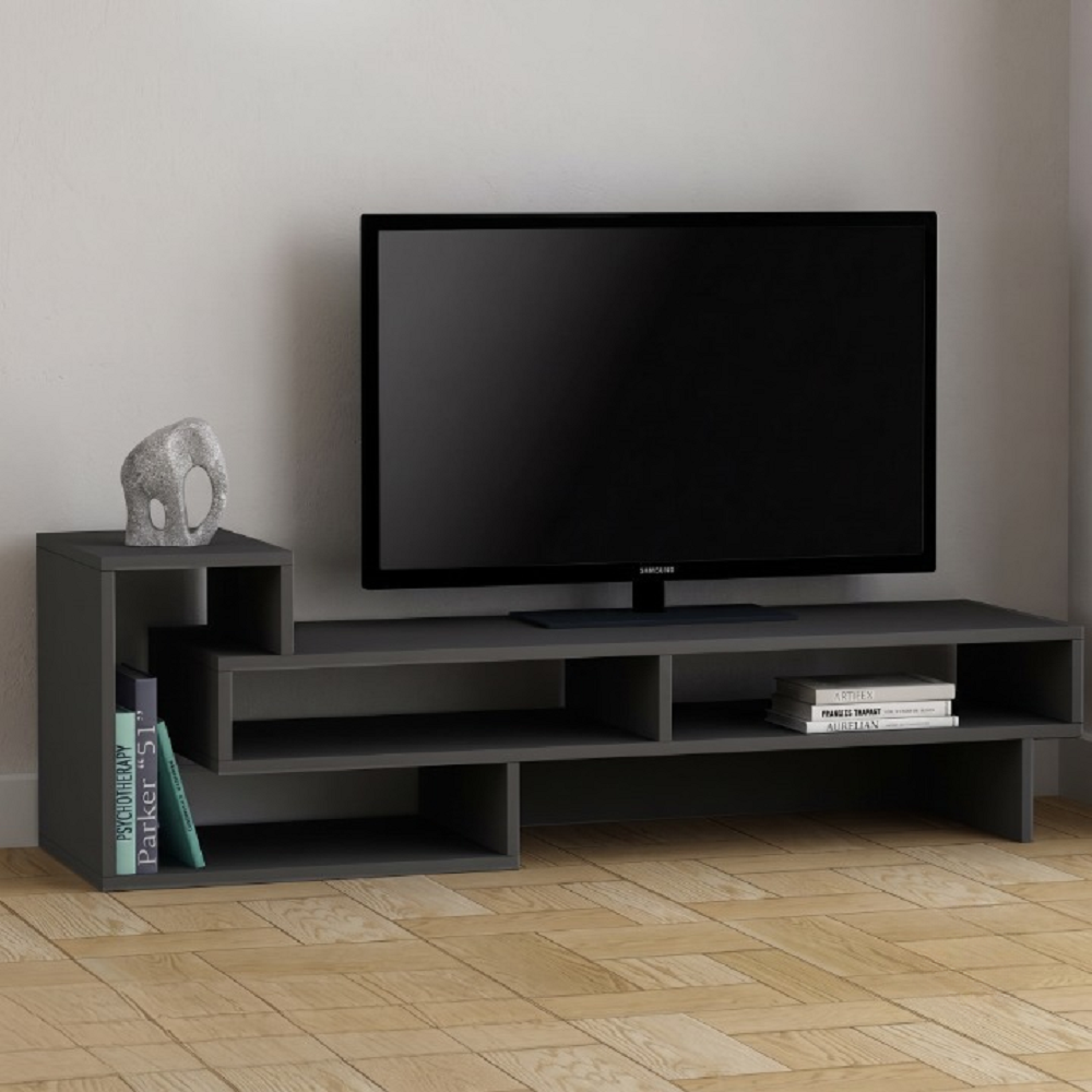 ترابيزة تليفزيون خشب ام دي اف، 160*30*60 سم