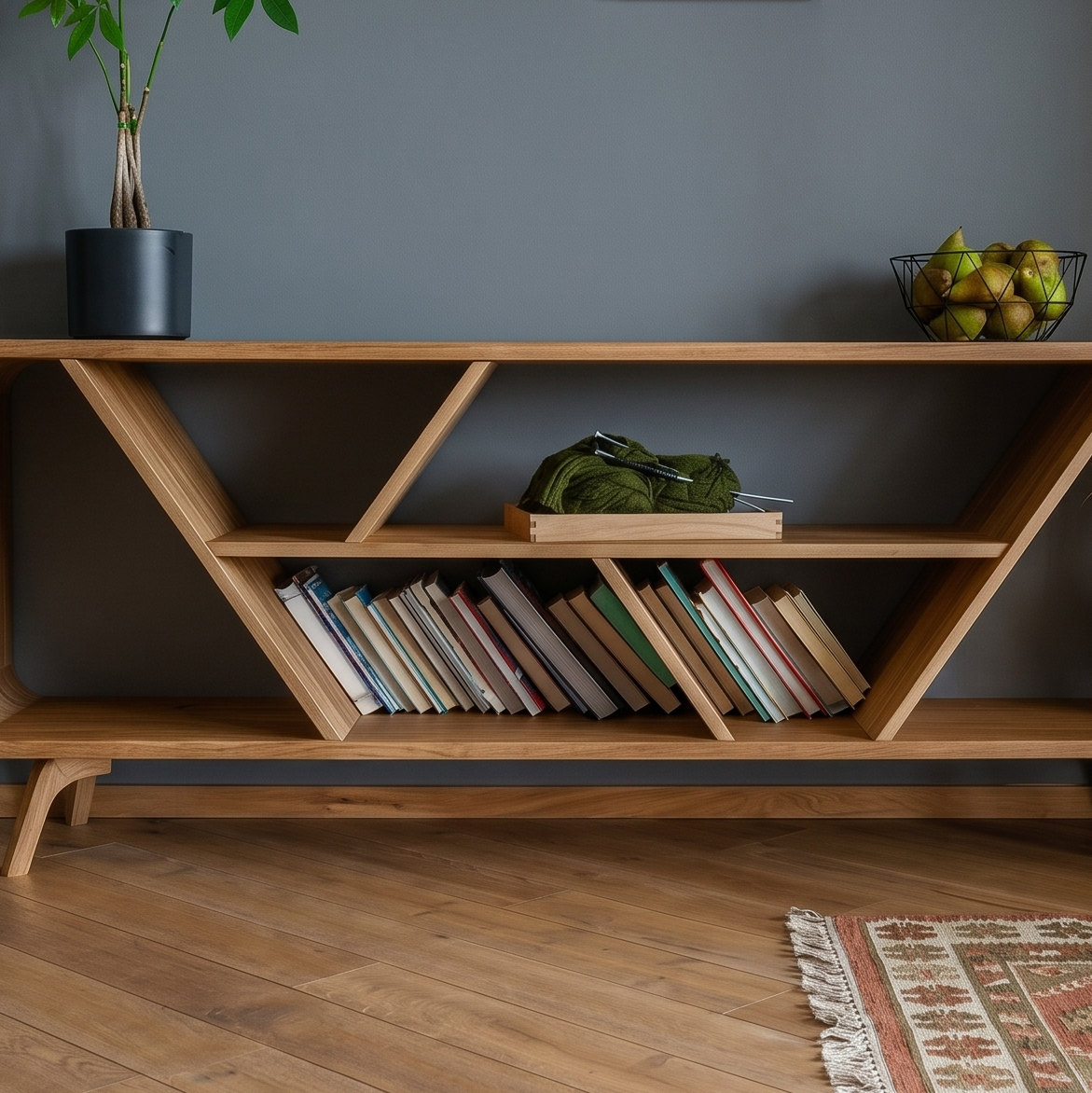 وحدة أرفف مكتبية خشب كونتر وزان، 180*35*80 سم
