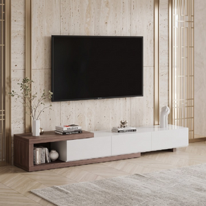 ترابيزة تليفزيون خشب ام دي اف، 200*35*38 سم