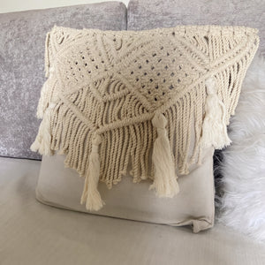 غطاء كوشن خيوط قطن، 45×45 سم - صورة 2