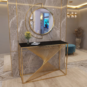 كونسول ستيل مع مرايا، 120*40*90 سم
