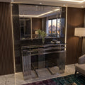 كونسول ستيل بمرايا، 120*40*90 سم
