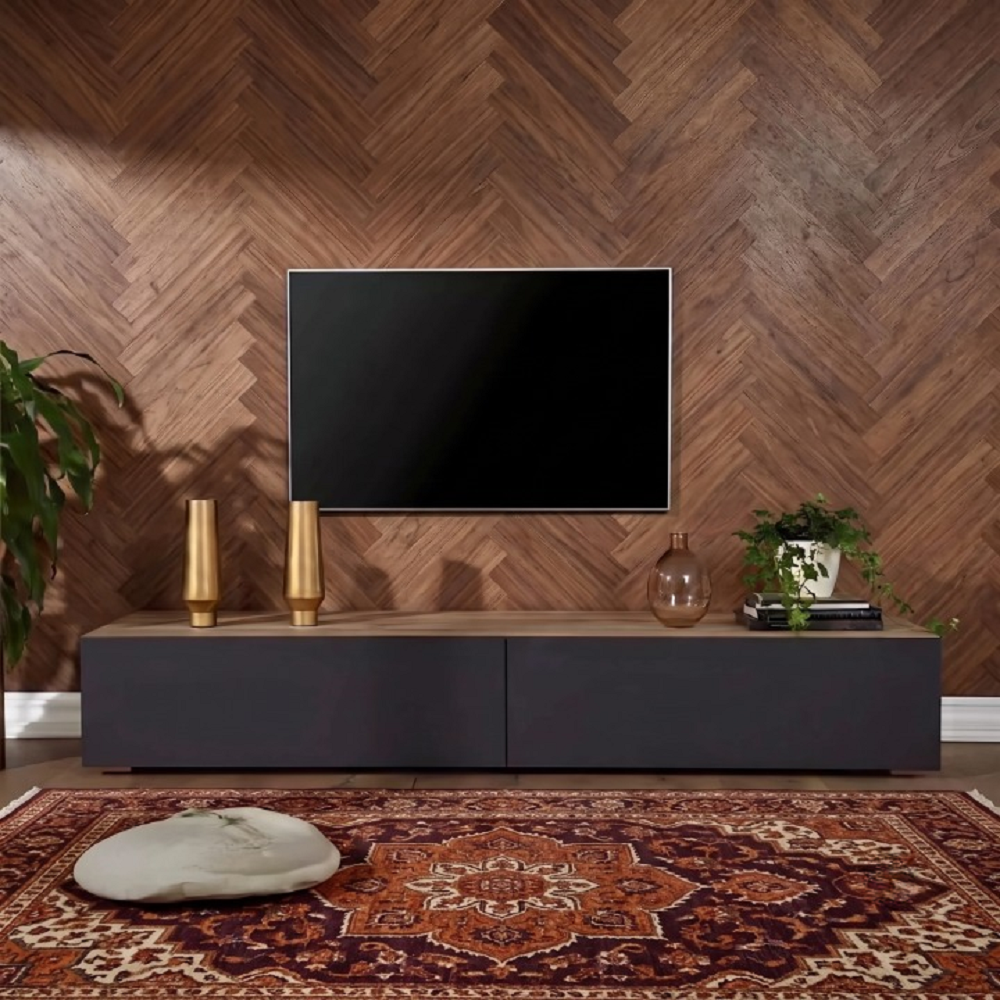 ترابيزة تليفزيون خشب ام دي اف، 140*30*30 سم