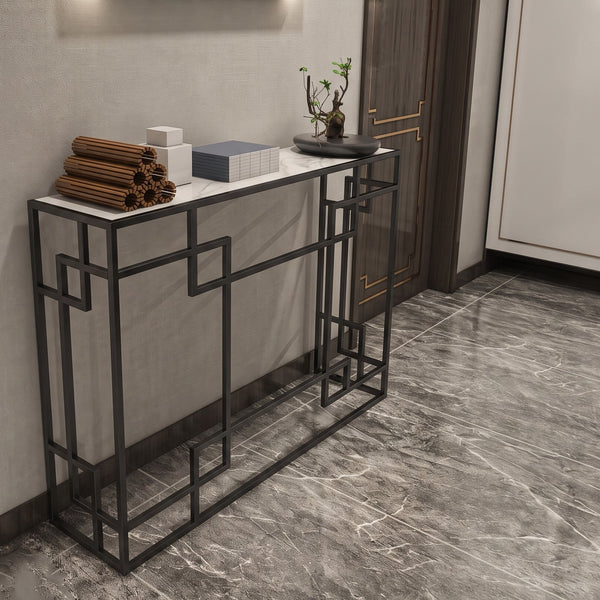 كونسول ستيل ورخام، 120*35*90 سم