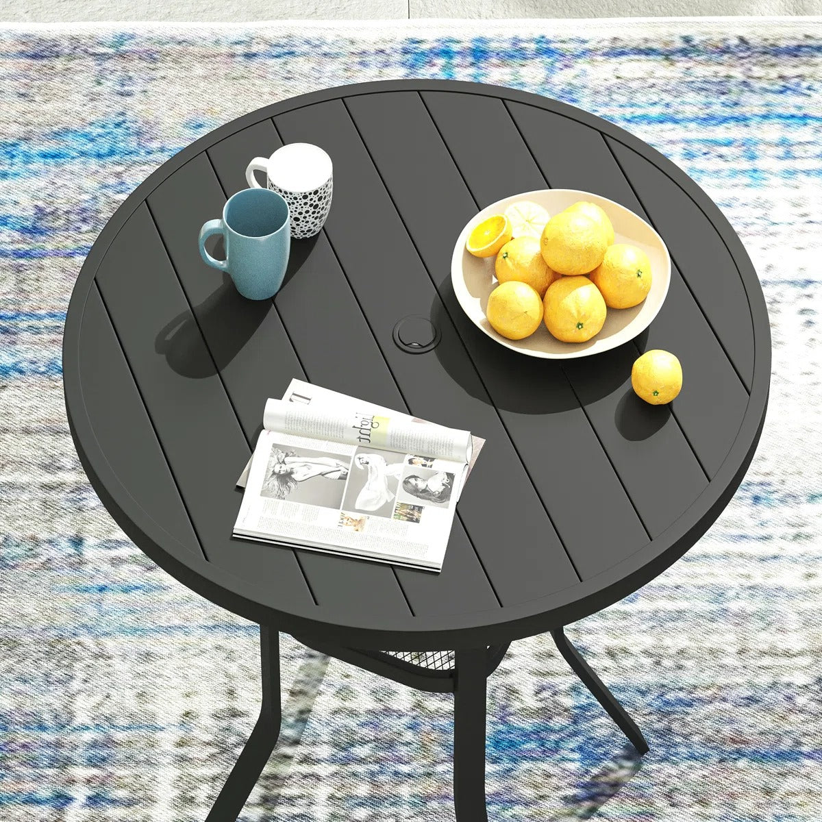 ترابيزة خارجية ستيل، 40*100 سم