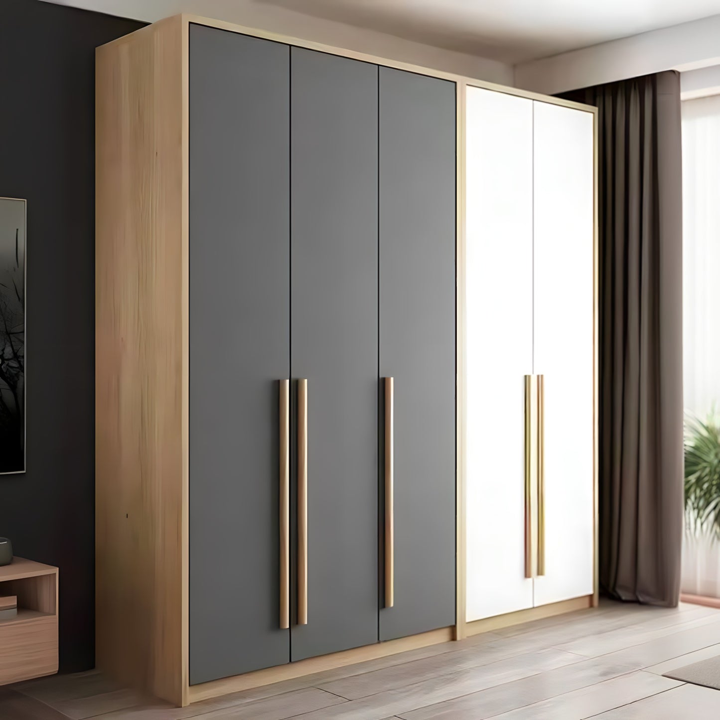 دولاب خشب ام دي اف، 300*40*200 سم