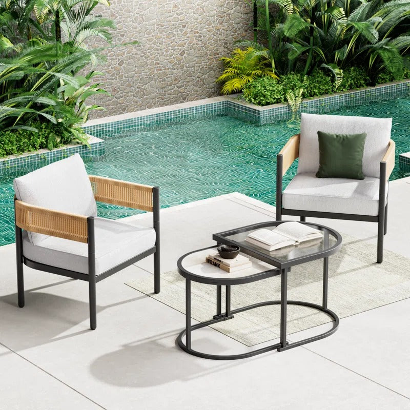 طقم خارجي ستيل و دوبار، 3 قطع