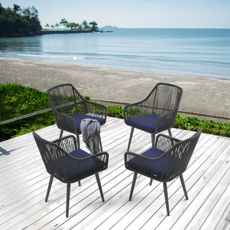 طقم خارجي ستيل ودوبار، 4 قطع