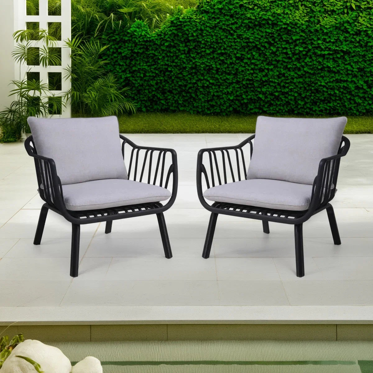 طقم خارجي ستيل، قطعتين