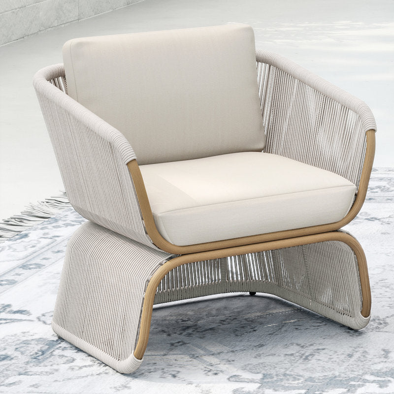 كرسي خارجي ستيل و دوبار، 60*55*75 سم