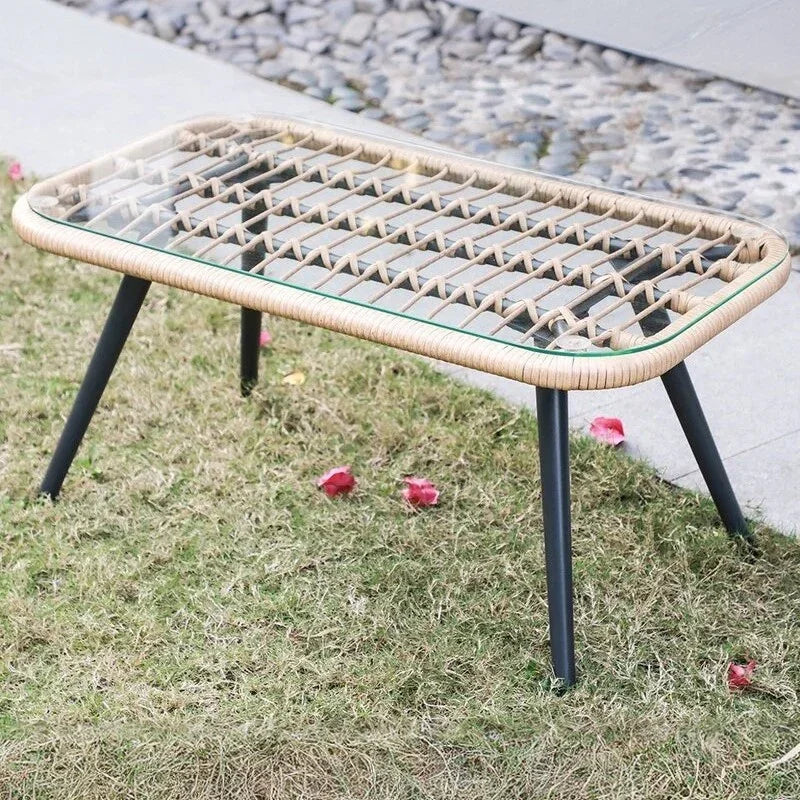 طقم خارجي ستيل و راتان، 4 قطع