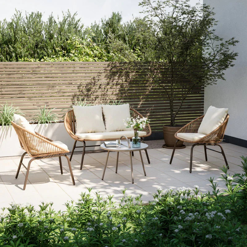 طقم خارجي ستيل و دوبار، 4 قطع