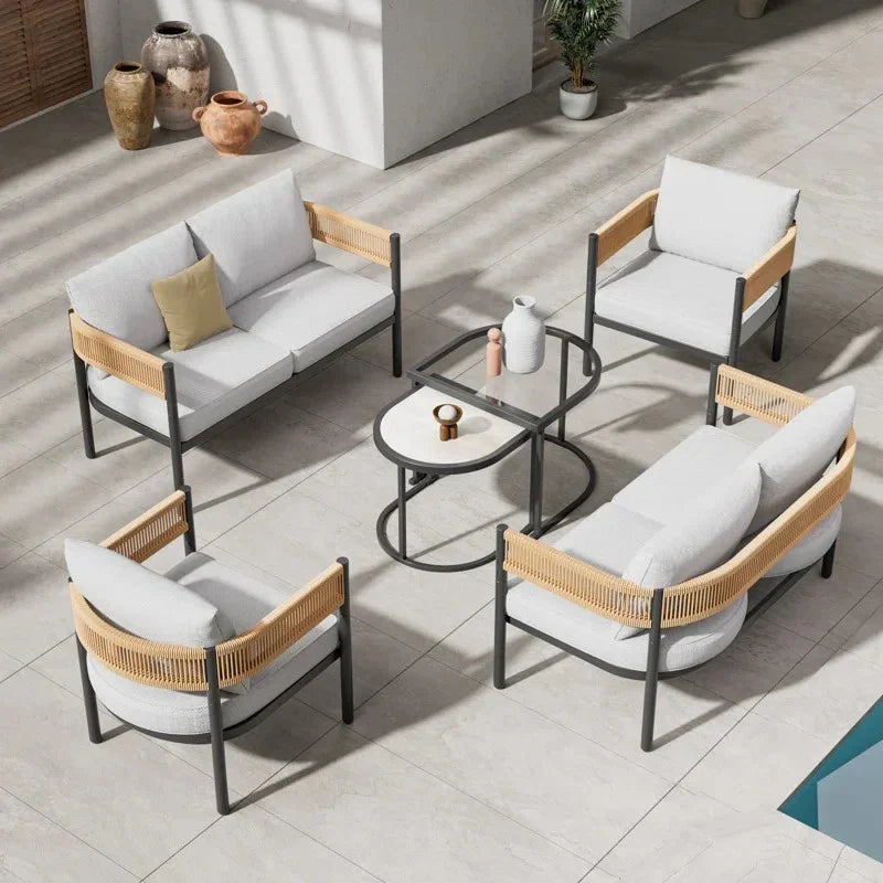 طقم خارجي ستيل و دوبار، 5 قطع