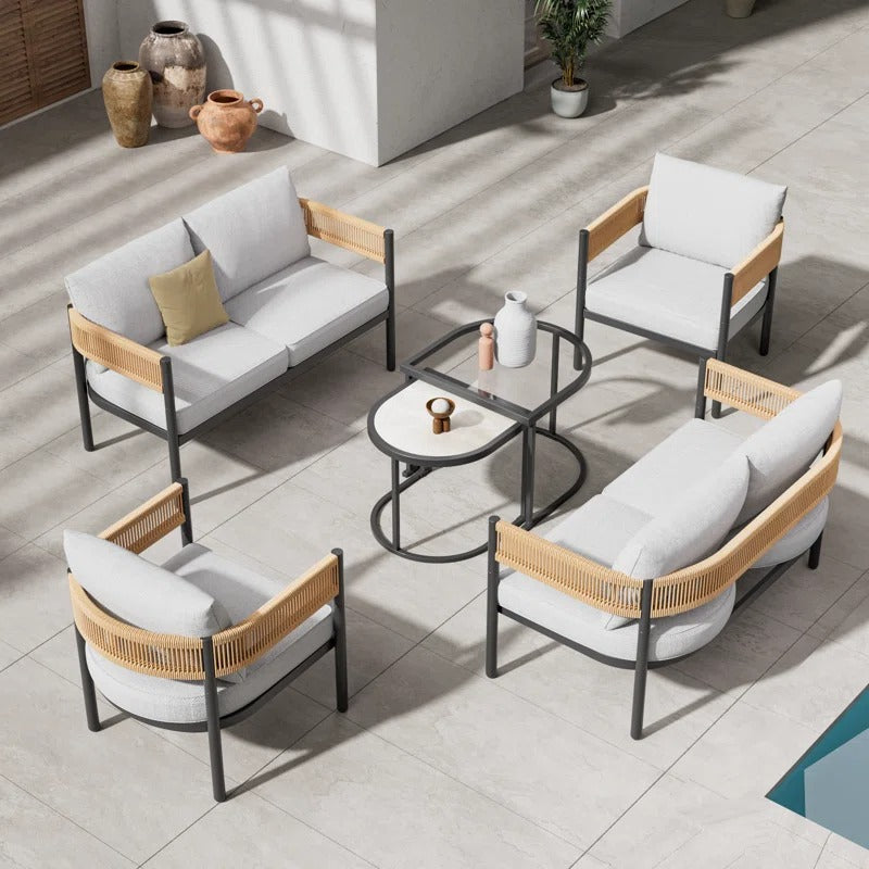 طقم خارجي ستيل و دوبار، 5 قطع