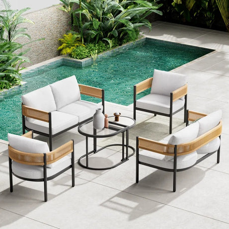 طقم خارجي ستيل و دوبار، 5 قطع