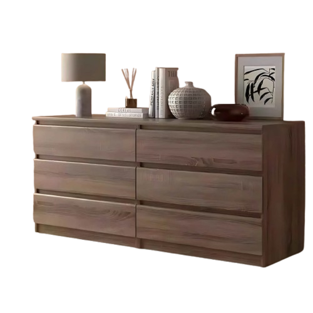 وحدة أدراج خشب ام دي اف، 120*40*80 سم