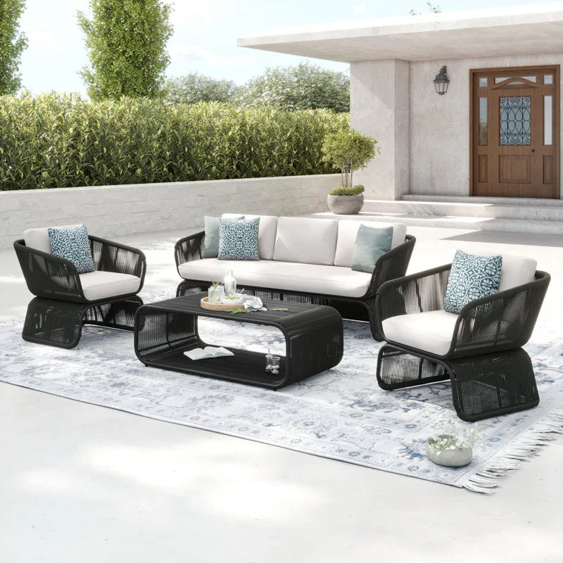 طقم خارجي ستيل و دوبار، 4 قطع 