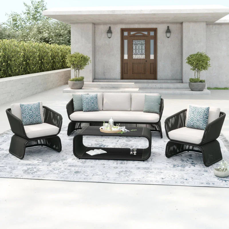 طقم خارجي ستيل و دوبار، 4 قطع