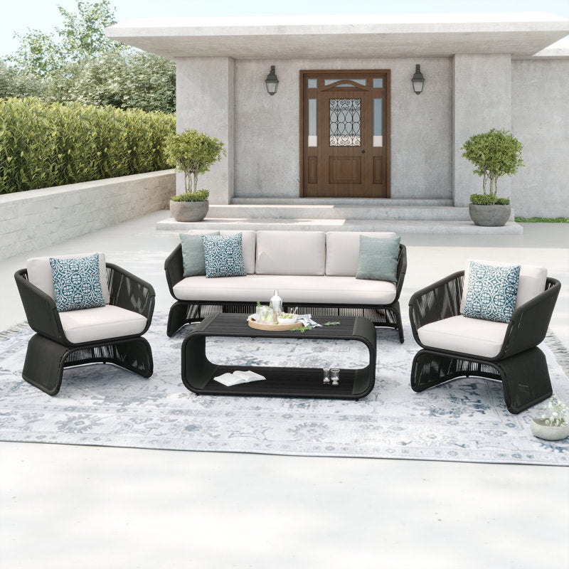 طقم خارجي ستيل و دوبار، 4 قطع