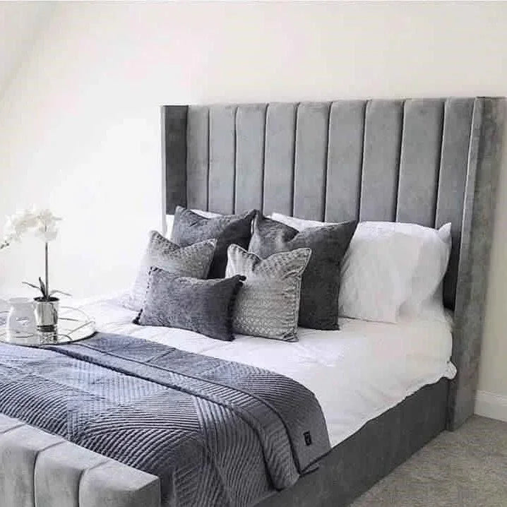 سرير كوين خشب كونتر، 140*195*120 سم