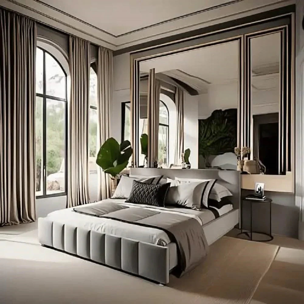 سرير فردي خشب كونتر، 100*195*120 سم