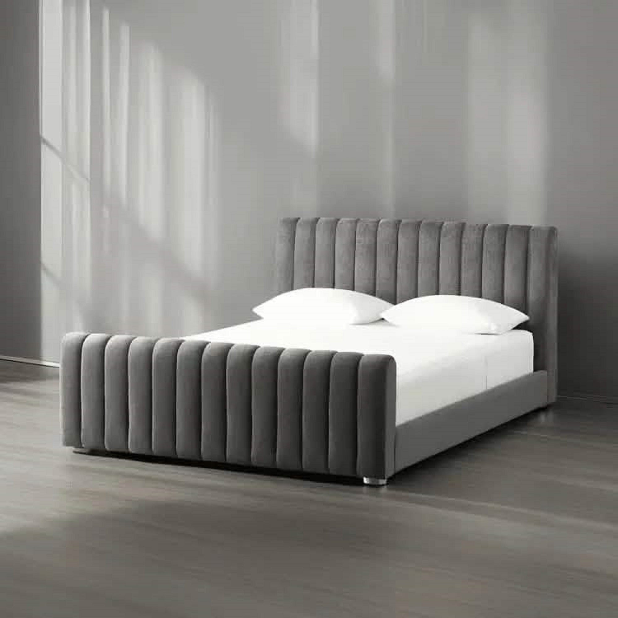 سرير كوين خشب كونتر، 140*195*120 سم