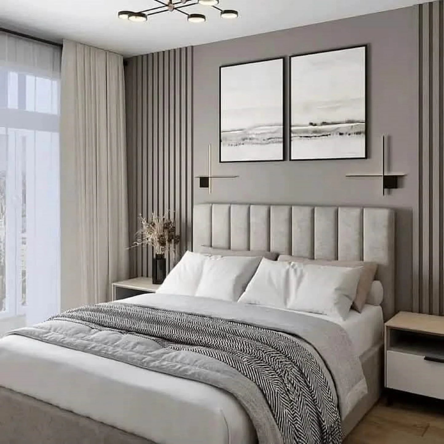 سرير فردي خشب كونتر، 120*195*120 سم