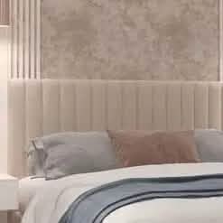 سرير خشب كونتر و قطيفة - HOM9 - Homix