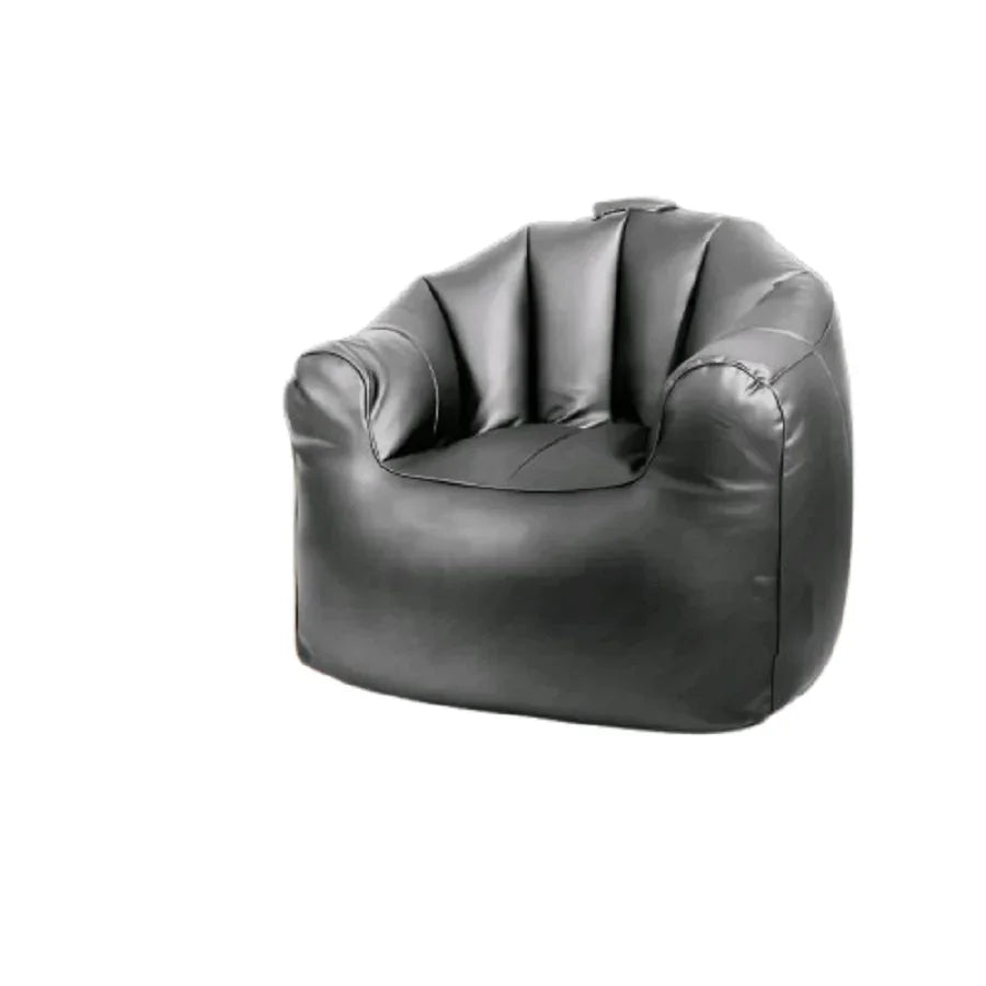 بين باج جلد، 85*70*78 سم - رمادي