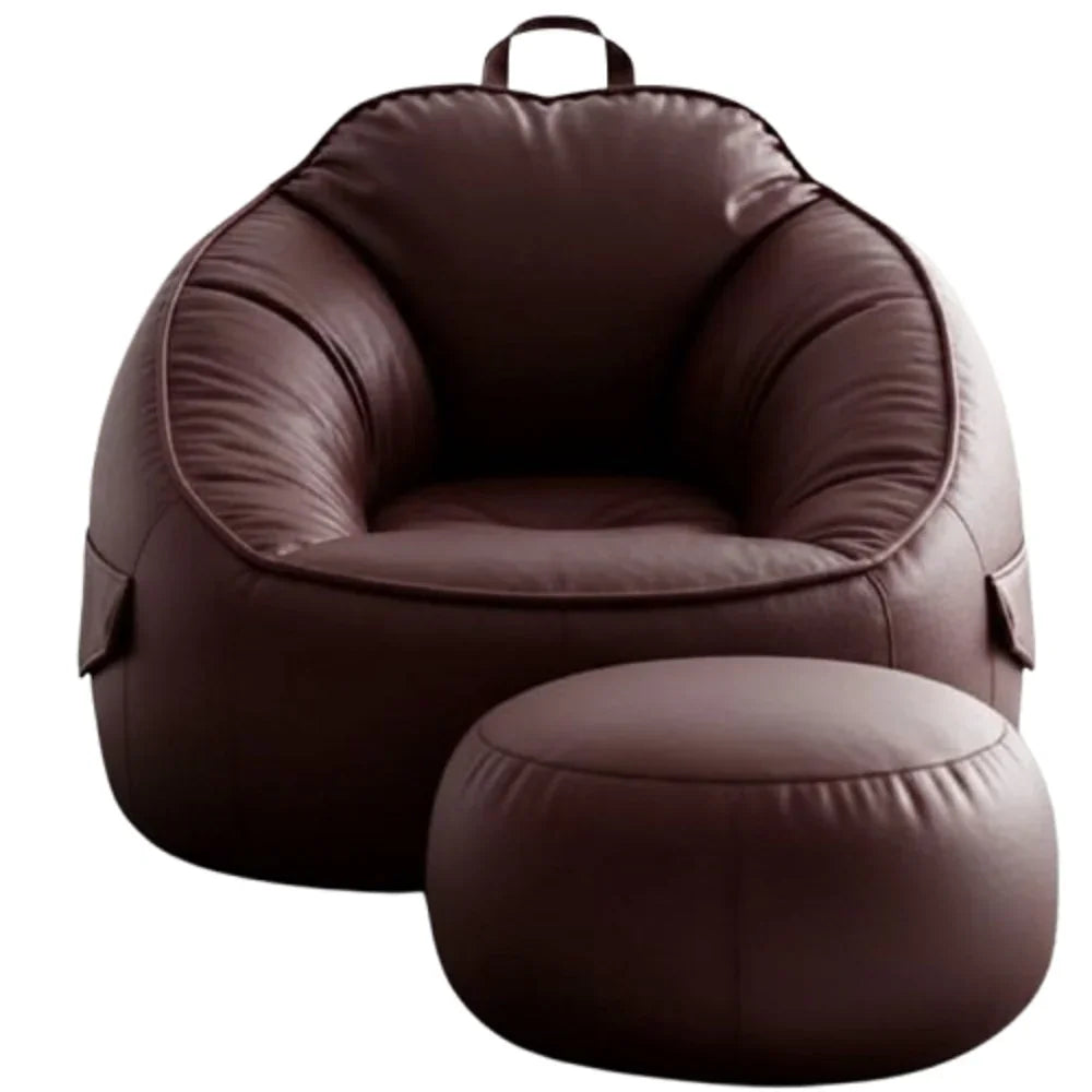 طقم بين باج مع بف جلد، قطعتين - نبيتي