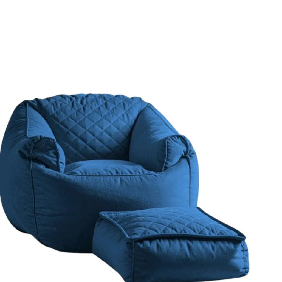 بين باج قطيفة، 100*75 سم - تركواز