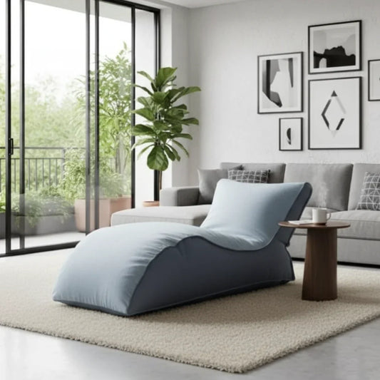 شيزلونج، 75*135*75 سم - أزرق فاتح