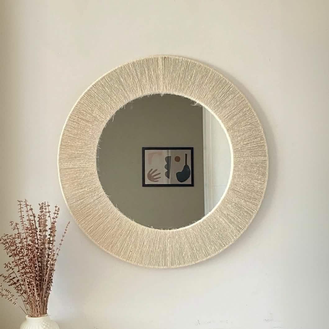 مرايا مكرمية، 50*50 سم