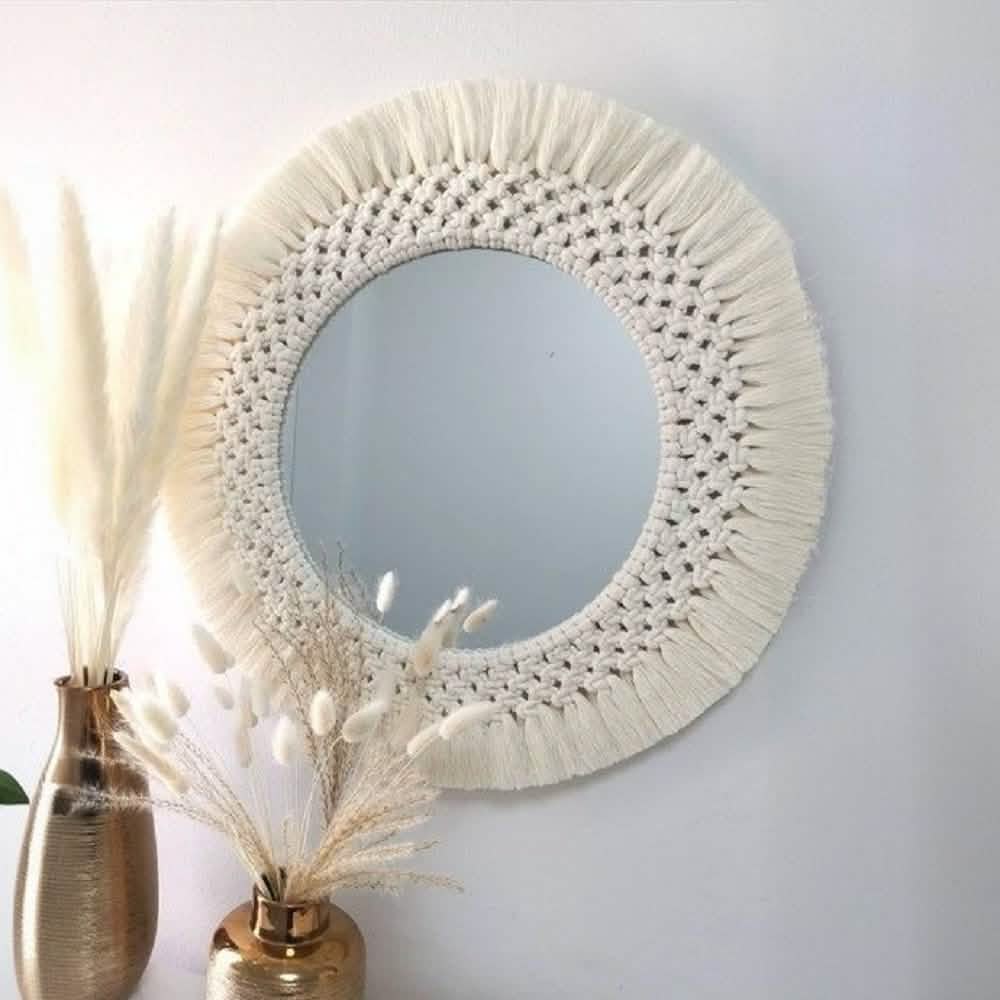 مرايا مكرمية، 50*50 سم