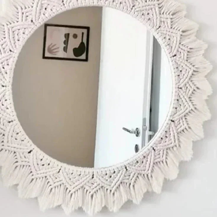 مرايا مكرمية، 50*50 سم