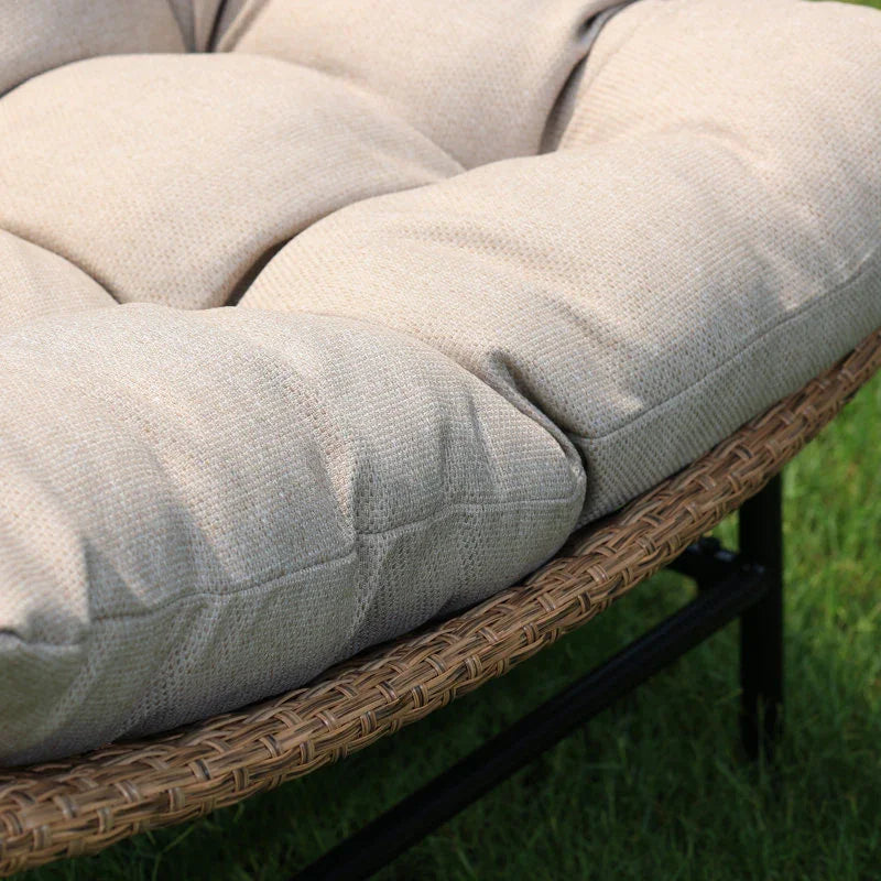 طقم خارجي ستيل و راتان، 3 قطع