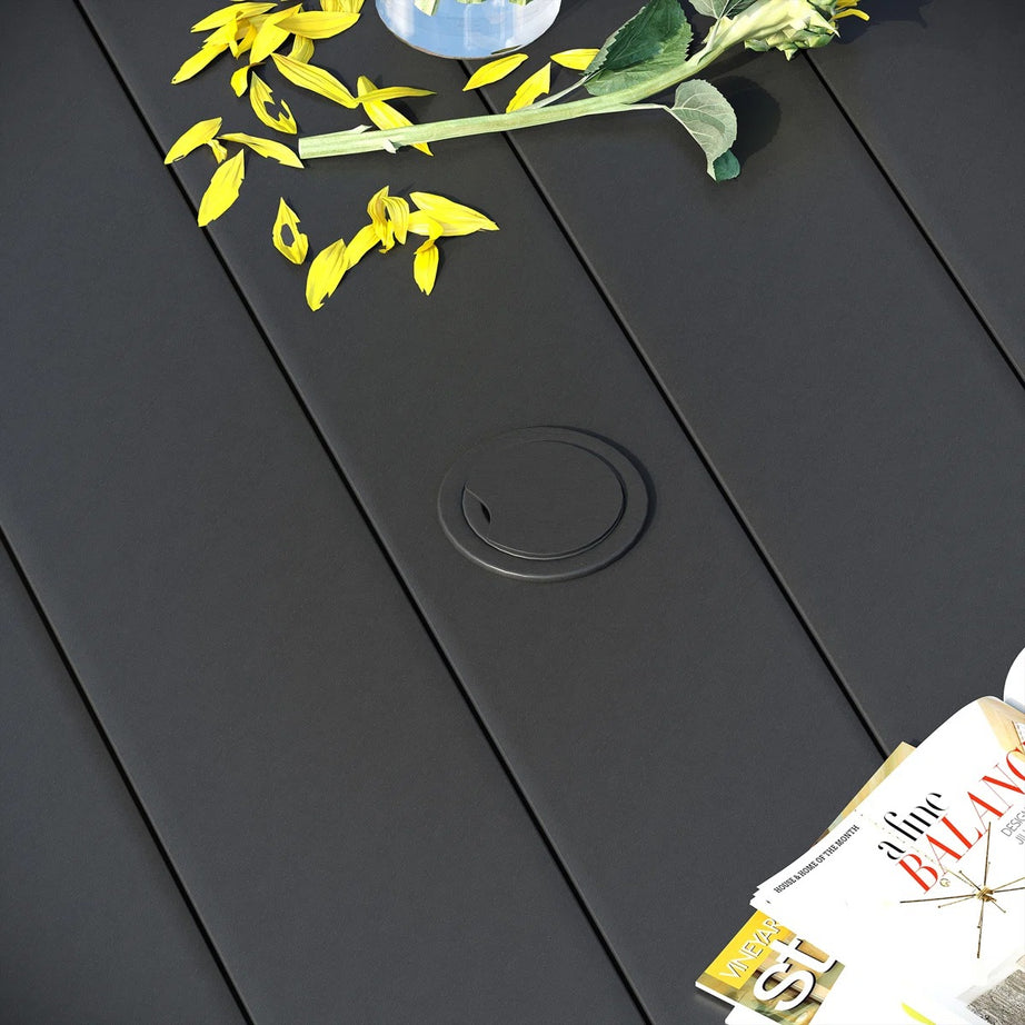 ترابيزة خارجية ستيل، 100*50 سم