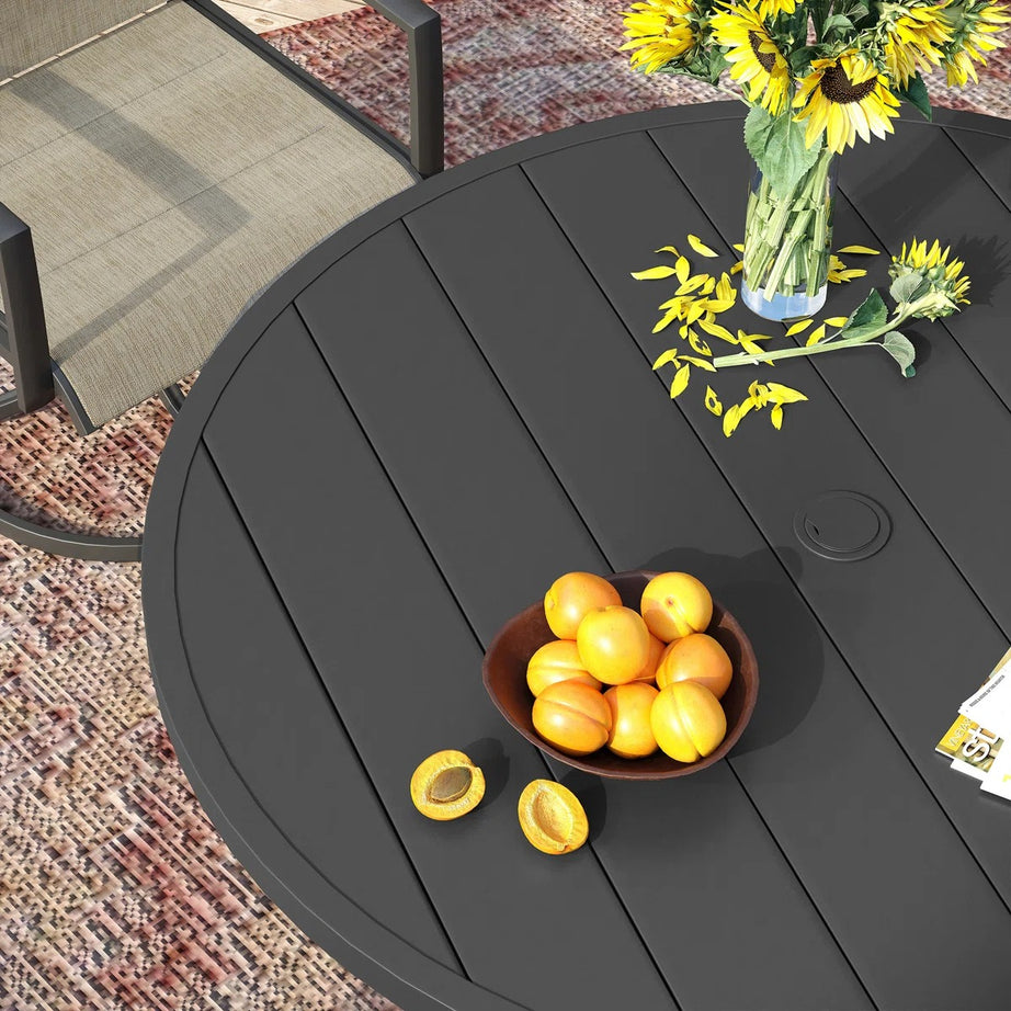 ترابيزة خارجية ستيل، 100*50 سم