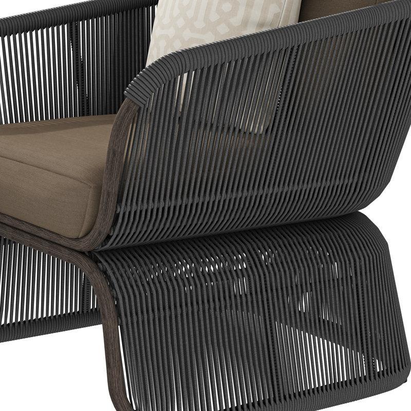 كرسي خارجي ستيل و دوبار، 60*55*75 سم