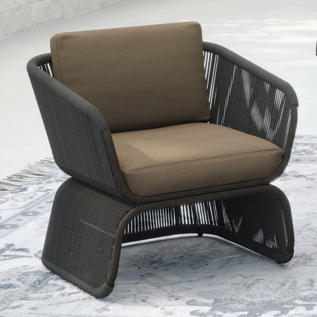 كرسي خارجي ستيل و دوبار، 60*55*75 سم