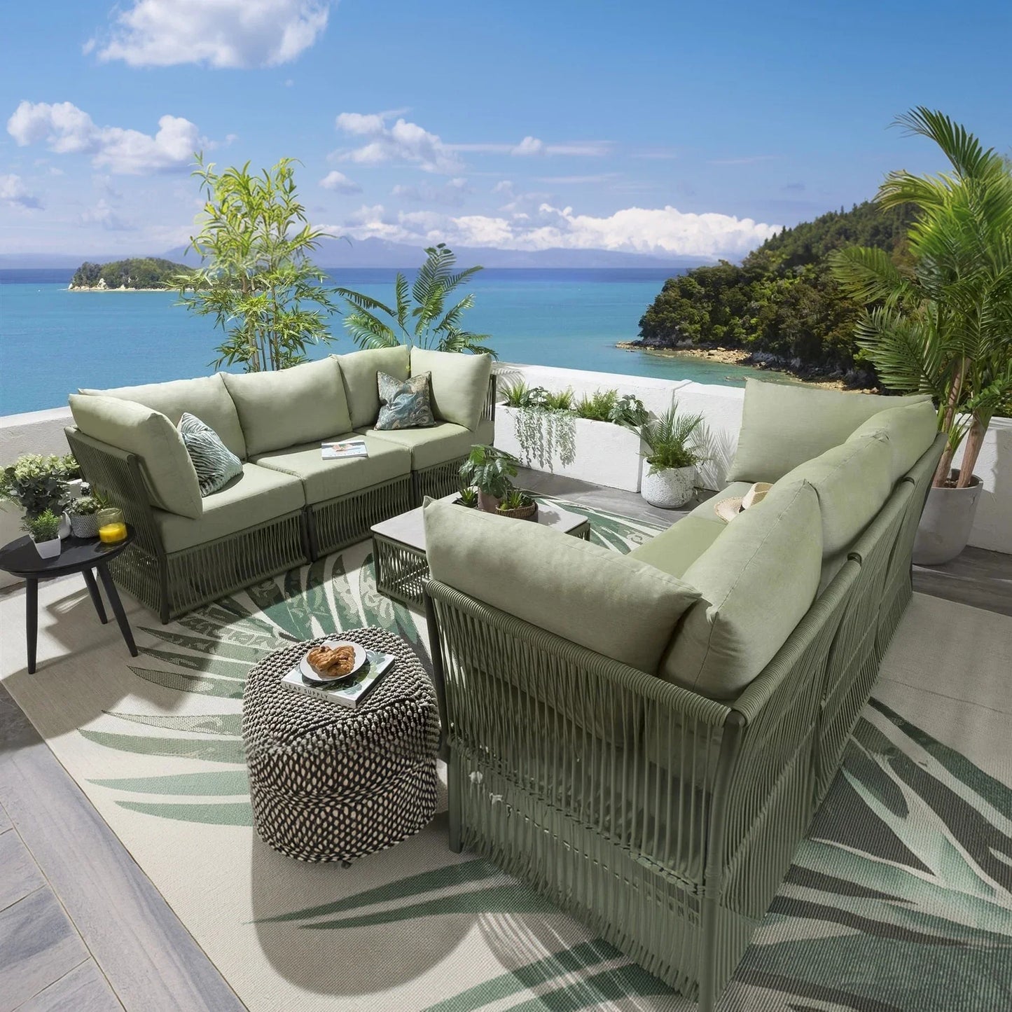 طقم خارجي ستيل و دوبار، 8 قطع