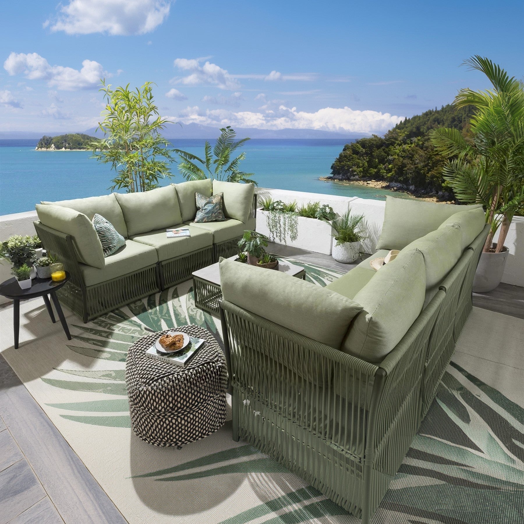 طقم خارجي ستيل و دوبار، 8 قطع