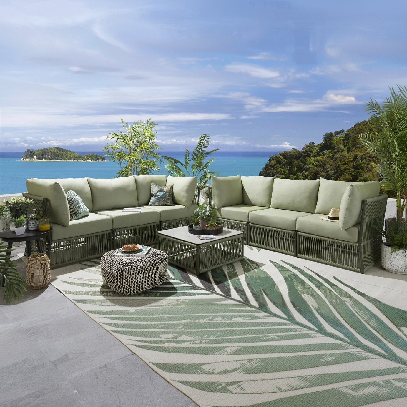 طقم خارجي ستيل و دوبار، 8 قطع