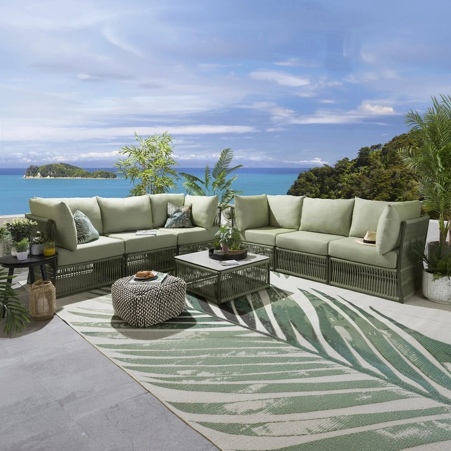 طقم خارجي ستيل و دوبار، 8 قطع