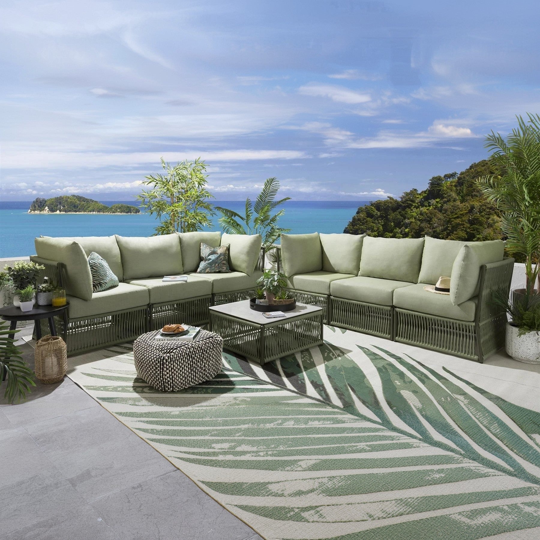 طقم خارجي ستيل و دوبار، 8 قطع