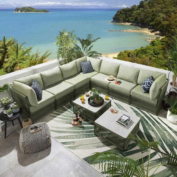 طقم خارجي ستيل و دوبار، 10 قطع