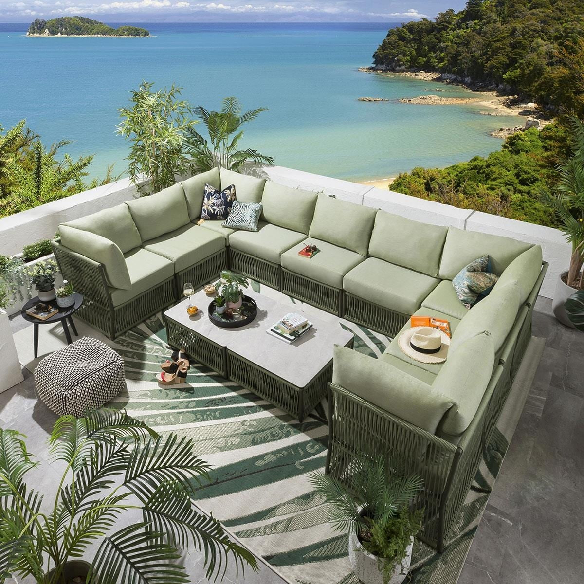 طقم خارجي ستيل و دوبار، 12 قطعة