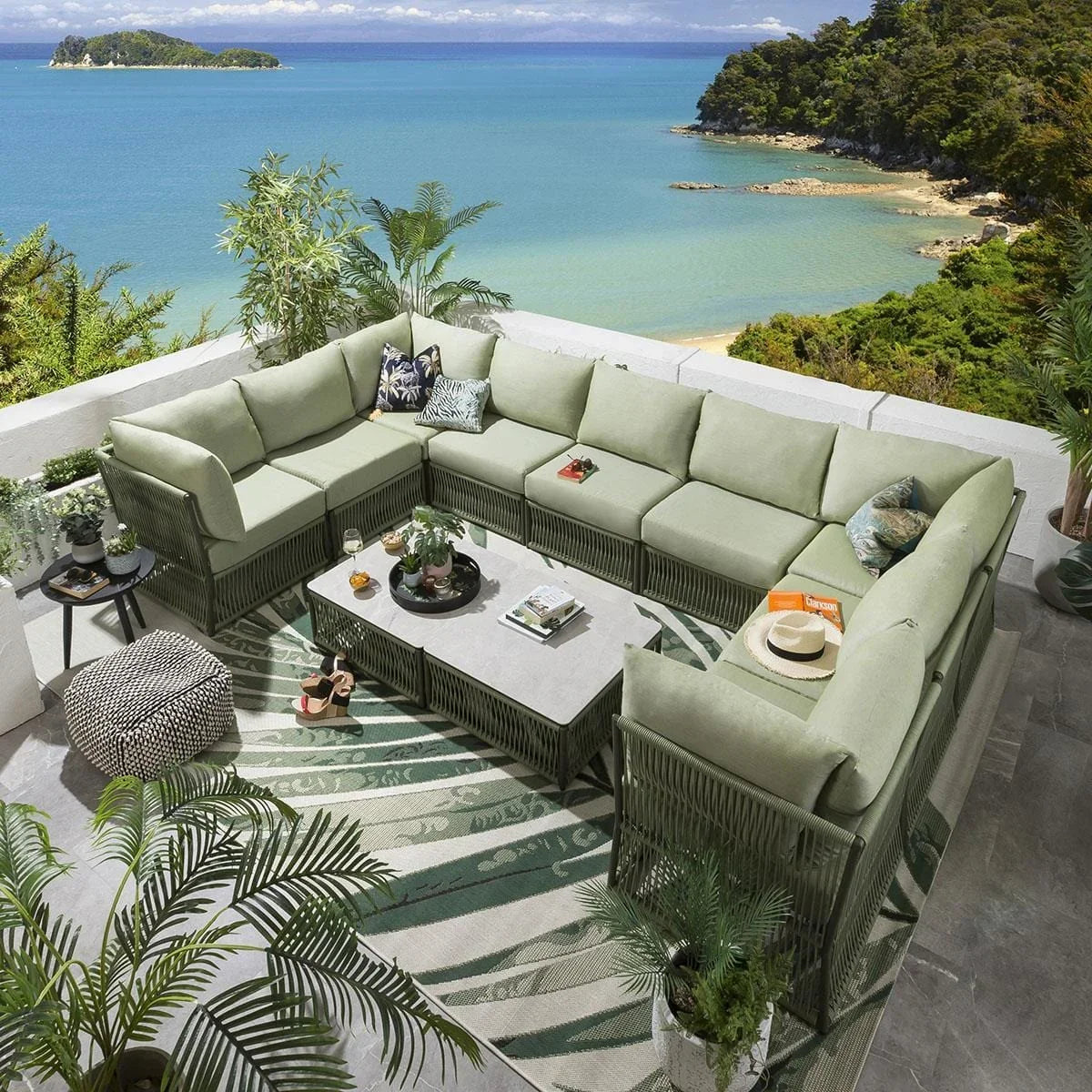 طقم خارجي ستيل و دوبار، 12 قطعة