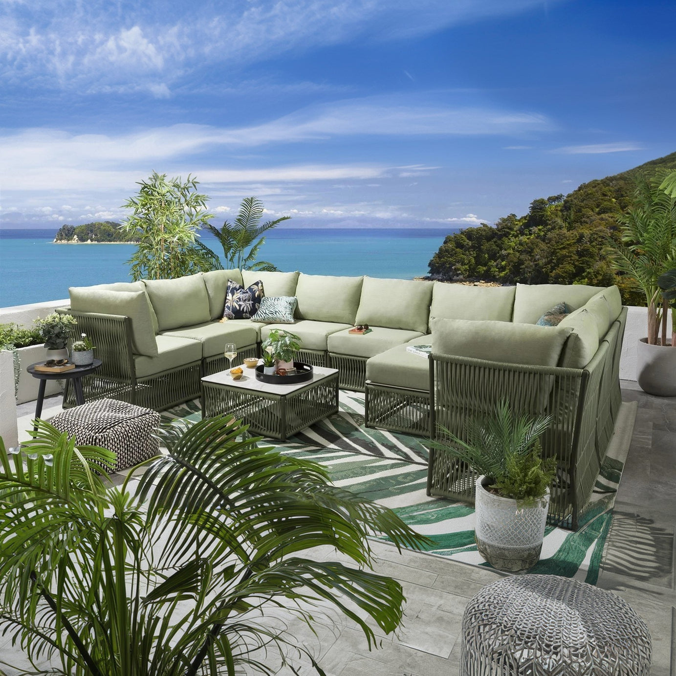 طقم خارجي ستيل و دوبار، 12 قطعة