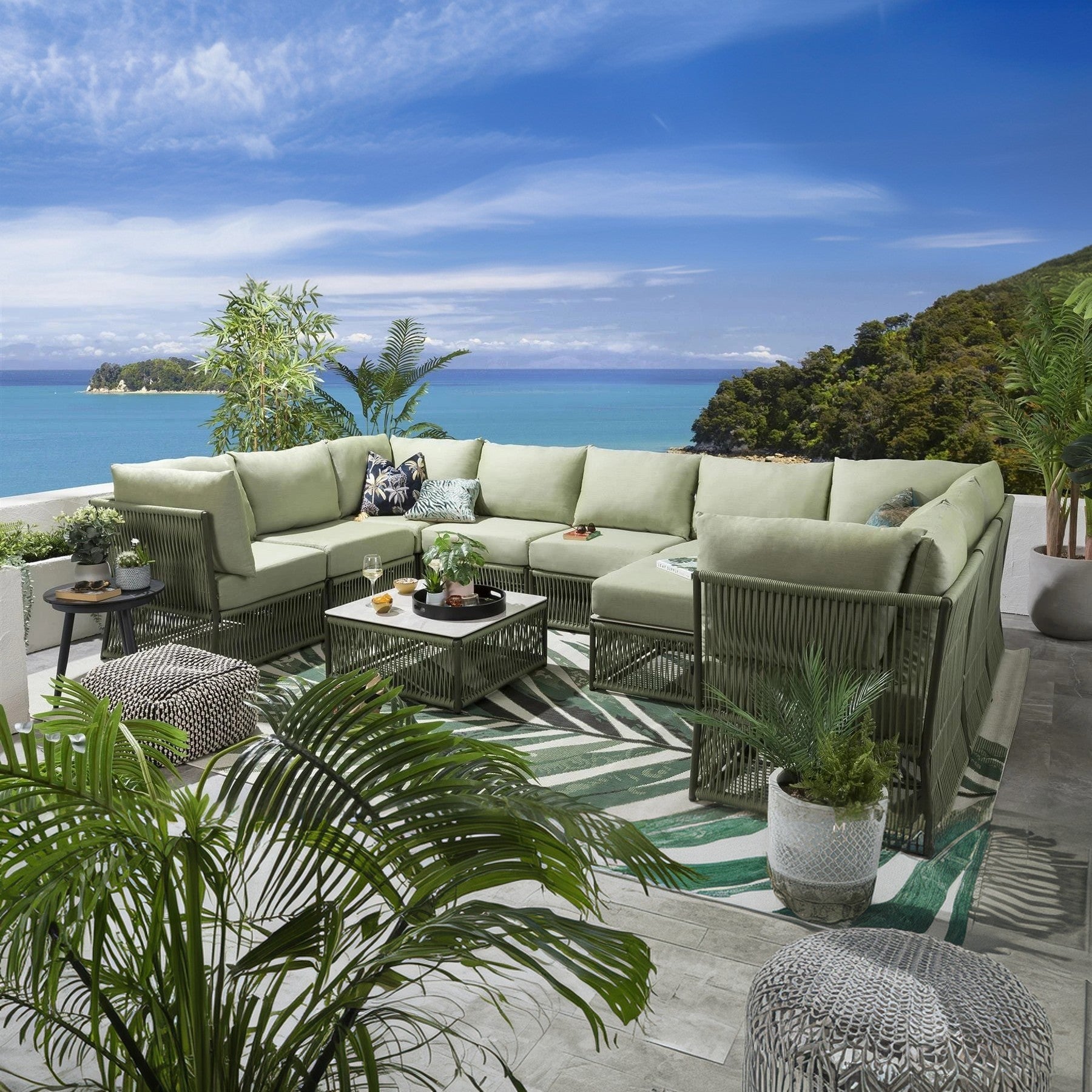 طقم خارجي ستيل و دوبار، 12 قطعة